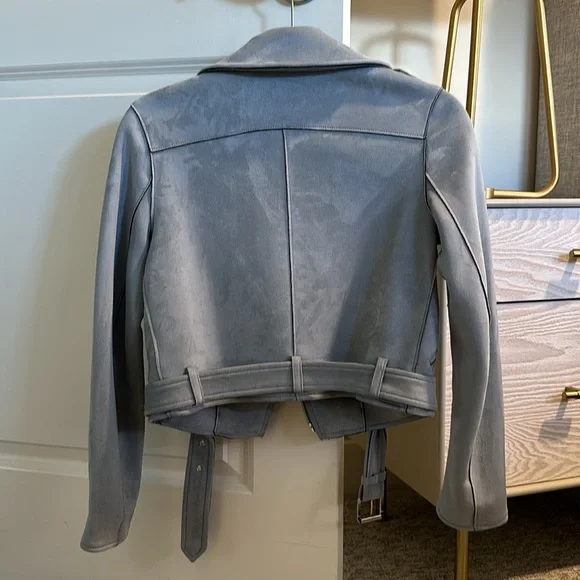 [Zara] Suede Moto Jacket - Picture 7 of 7